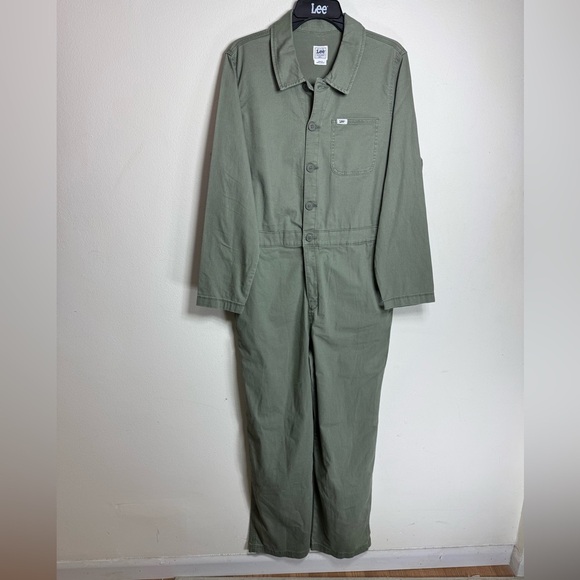 (T4) Lee Women's Green Utility Mercantile Jumpsuit, Sz S. NWT - Picture 2 of 13